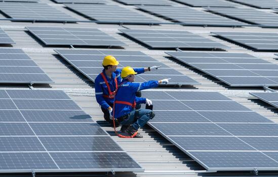 Instalação de painéis solares