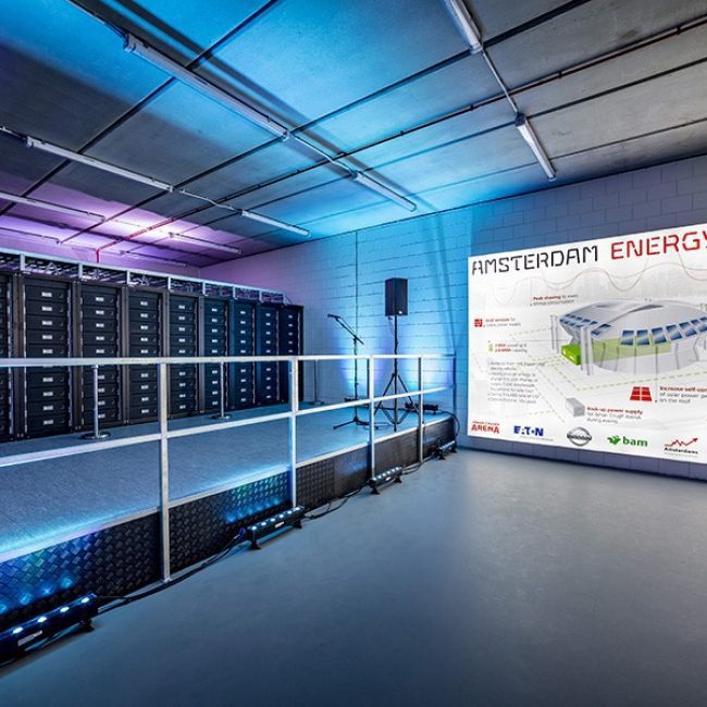Europe’s largest energy storage system is now live at the the Johan Cruijff Arena